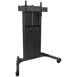 Chief Fusion Ultrawide X-Large Height Adjustable Mobile TV Cart - For Displays 55-100" - Black