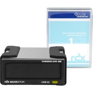 Overland Tandberg RDX QuikStor External drive kit with 1TB HDD, USB3+