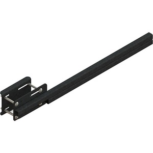 Gamber-Johnson Mounting Bar for Vehicle Mount Computer - Black Powder Coat