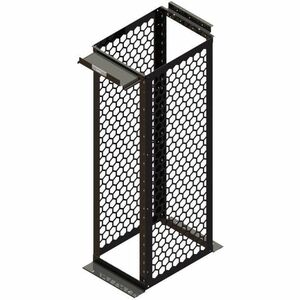 Ortronics MM20 Channel Rack, 30" Deep, 7 ft, 45 RU, Tapped, Black