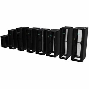 HPE 42U Floor Standing Enclosed Cabinet Rack Cabinet for Server, PDU - 1075 mm Rack Width x 1075 mm Rack Depth - Black