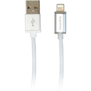 VisionTek Lightning to USB Smart LED 6 inch | 15 centimeters MFI Cable