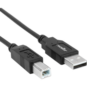 Rocstor Premium High Speed USB 2.0 - 6 ft USB cable - 4 pin USB Type A (M) - 4 pin USB Type B (M) - 1.8 m (USB / Hi-Speed USB ) - Type A Male - Type B Male - For printers, scanners or external USB hard drives - 6ft CABLE M/M