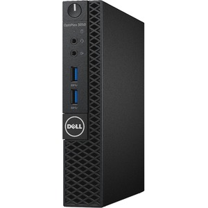 Dell OptiPlex 3000 3050 Desktop Computer - Intel Core i5 7th Gen i5-7500T 2.70 GHz - 8 GB RAM DDR4 SDRAM - 256 GB SSD - Micro PC