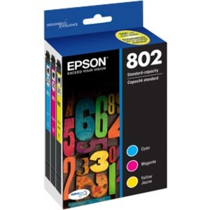 Epson DURABrite Ultra 802 Original Inkjet Ink Cartridge - Multi-pack - Color - 3 / Pack