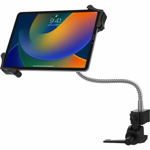 CTA Digital Heavy-Duty Gooseneck Clamp Stand For 7-13In Tablets