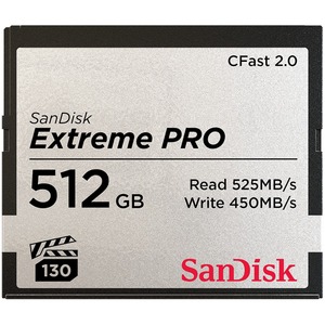 SanDisk Extreme Pro 512 GB CFast 2.0 Card