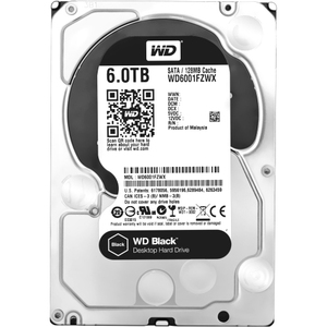 WD-IMSourcing Black WD6001FZWX 6 TB Hard Drive - 3.5" Internal - SATA (SATA/600)