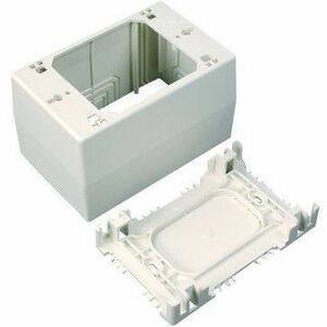 Wiremold Extra Deep Device Box Fitting - 1-Gang - White