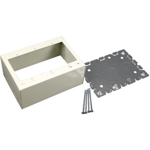 Wiremold 500/700 Three-Gang Deep Switch and Receptacle Box Fitting