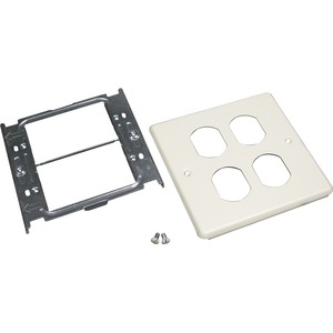 Wiremold 4047 Two-Gang Cover Two Duplex Receptacles Fitting
