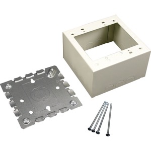 Wiremold 500/700 Two-Gang Extra Deep Switch And Receptacle Box Fitting