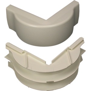 Wiremold 2300 Radiused Divided External Elbow Fitting