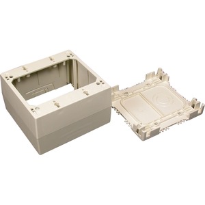 Wiremold 2344-2-WH Surface Raceway Outlet Box