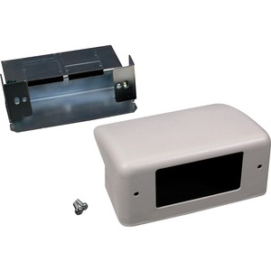 Wiremold 24DWNR-FW Mounting Bracket for Receptacle, Cable Raceway - Fog White