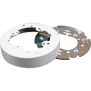 Wiremold Raceway Mounting Box - White