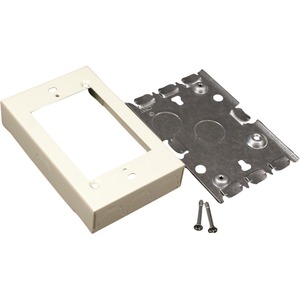 Wiremold 500/700 Single-Gang Shallow Switch and Receptacle Box Fitting