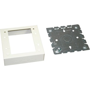 Wiremold 500/700 Two-Gang Shallow Switch and Receptacle Box Fitting