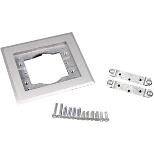 Wiremold Omnibox Single Gang Rectangular Aluminum Carpet/Tile Flange