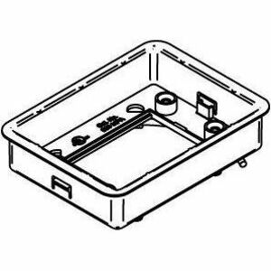 Wiremold Modulink 880MPA Mounting Box - Black