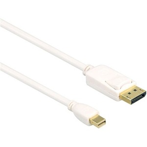 Axiom Mini DisplayPort Male to DisplayPort Male Adapter Cable 6ft