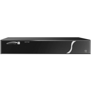 Speco 16 Channel 4K Plug & Play Network Video Recorder with Built-in PoE+ Switch - 16 TB HDD