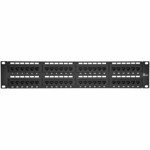 Monoprice 48-port Cat6 Patch Panel, 110 Type (568A/B Compatible)