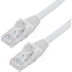 StarTech.com 12ft CAT6 Ethernet Cable - White Snagless Gigabit - 100W PoE UTP 650MHz Category 6 Patch Cord UL Certified Wiring/TIA