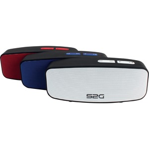 Sound2Go AXESS Stereo Bluetooth Speaker System - 6 W RMS - Black, Blue
