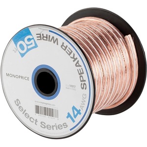 Monoprice Select Series 14AWG Speaker Wire, 50ft