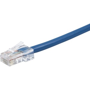 Monoprice ZEROboot Series Cat5e 24AWG UTP Ethernet Network Patch Cable, 75ft Blue