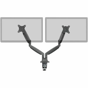 Workstream Desk Mount for Monitor, Display Screen - Black