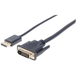 Manhattan DisplayPort 1.2a to DVI-D Cable - 10 ft