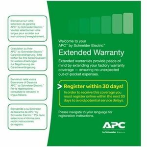 APC by Schneider Electric Service Pack - Extended Warranty - 3 Year - Warranty