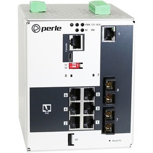 Perle IDS-509G2PP6-T2MD05 - Industrial Managed Power Over Ethernet Switch