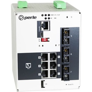 Perle IDS-509F3PP6-C2SD40-SD20 - Industrial Managed Power Over Ethernet Switch