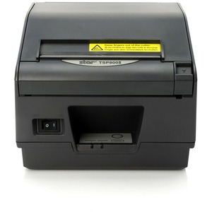 Star Micronics TSP800II Thermal Receipt and Label Printer, Ethernet, CloudPRNT, USB, Two Peripheral USB, Gray