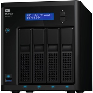 WDBNFA0400KBK-NESN WD My Cloud Pro Series PR4100 Media Server with Transcoding, NAS - Network Attached Storage