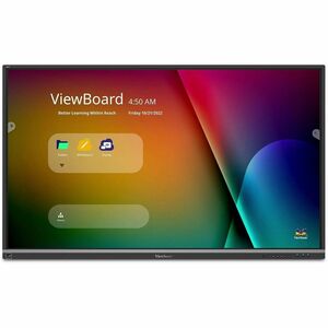 ViewSonic IFP6550 65" 2160p 4K Interactive Display, 20-Point Touch, VGA, HDMI