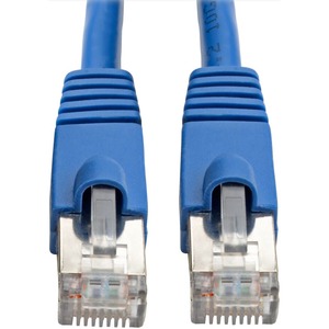 Tripp Lite Cat6a Snagless Shielded STP Network Patch Cable 10G Certified, PoE, Blue RJ45 M/M 35ft 35'