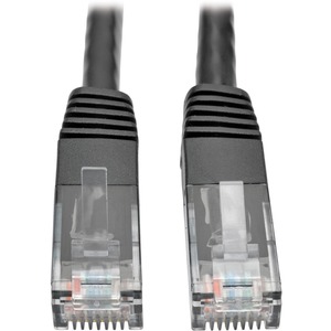 Tripp Lite Cat6 Cat5e Gigabit Molded Patch Cable RJ45 M/M 550MHz Black 35ft