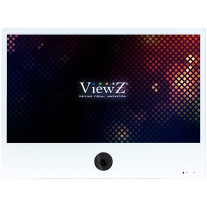 ViewZ VZ-PVM-Z2W3N 23" Webcam Full HD LCD Monitor - 16:9 - White