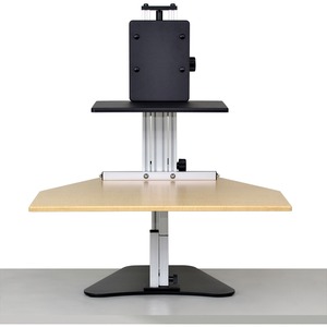 ERGO DESKTOP Kangaroo Sit and Stand Workstation, Maple, Fully Assembled