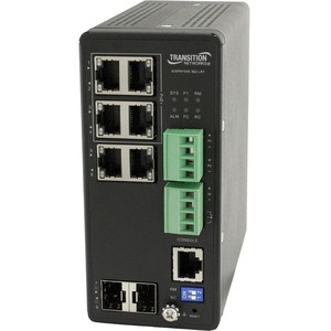 Transition Networks Managed Hardened PoE+ Switch