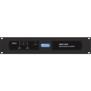 AtlasIED HPA1302 Amplifier - 1300 W RMS - 2 Channel - Black