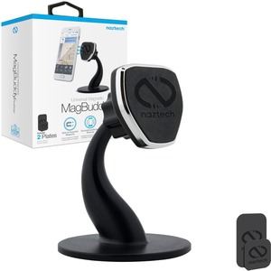 Naztech MagBuddy Desk Mount for Smartphone, Tablet, GPS - Black