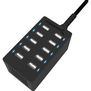 Sabrent 60 Watt (12 Amp) 10-Port Desktop USB Rapid Charger