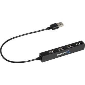 Sabrent 4 Port Portable USB 2.0 Hub (9.5" Cable)