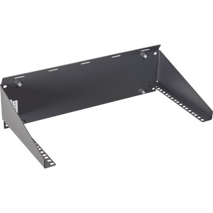 Black Box Mounting Bracket for Network Equipment - Black Powder Coat