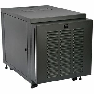 Tripp Lite by Eaton SmartRack SRX12UBFFD 12U Rack Cabinet for Server, Patch Panel, LAN Switch - 482.60 mm Rack Width x 825.50 mm Rack Depth - Black Powder Coat